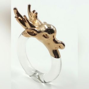 NAPKIN RINGS,REINDEER, PIER 1.